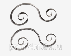 Артикул БЛ-2. МЕГА-лекало для изготовления элементов ковки «волюта» и «завиток» в диаметре до 350 мм — фото 2